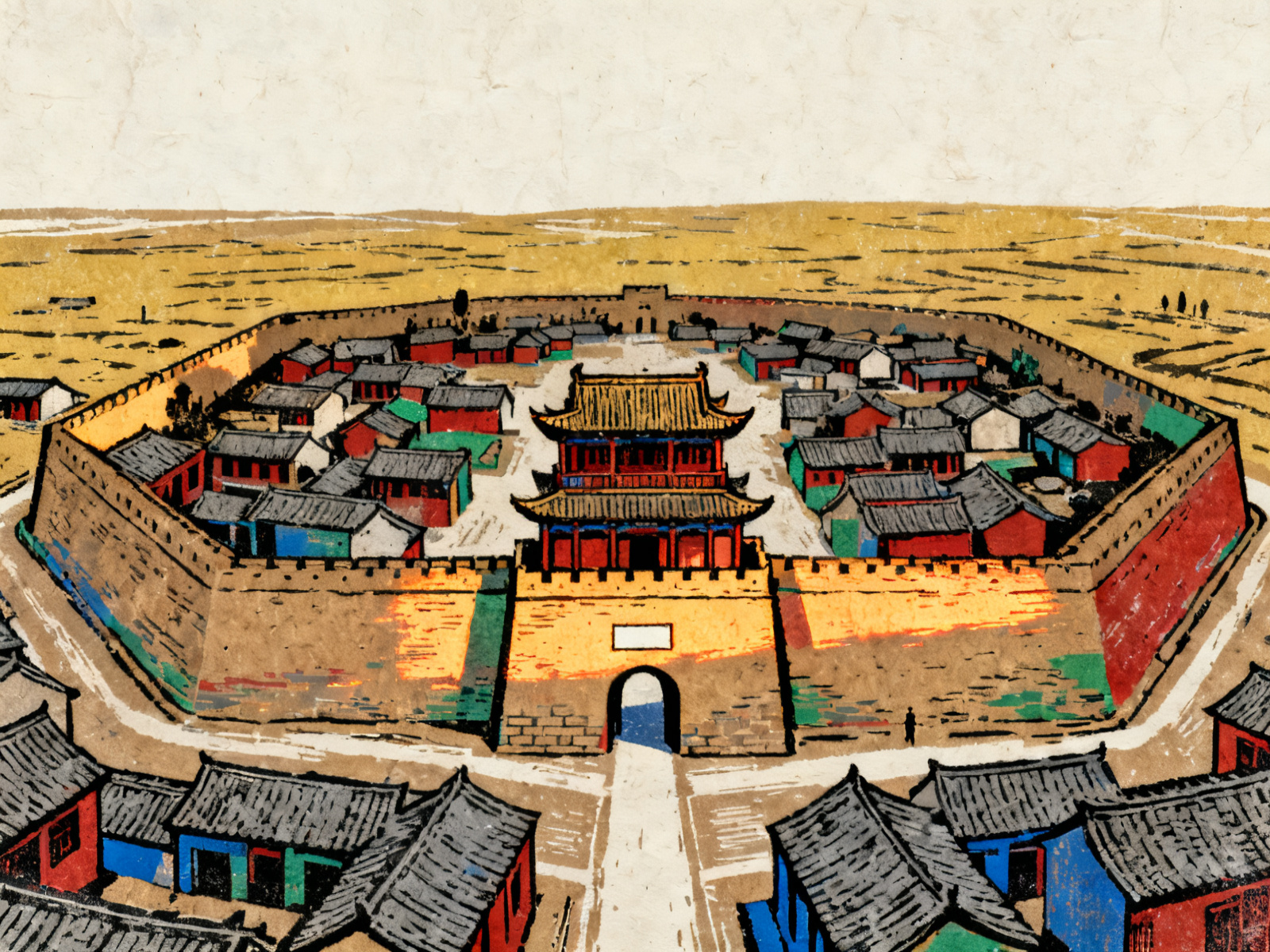高家堡古城 · 场所