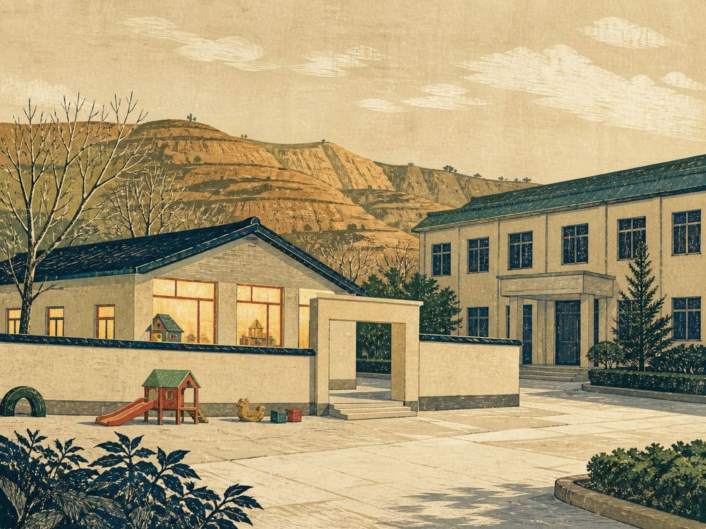 上郡路办事处肤施路社区托育服务中心 · AI 示意