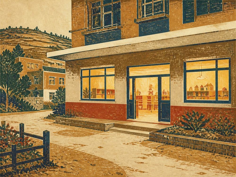 江山赋托育中心 · AI 示意