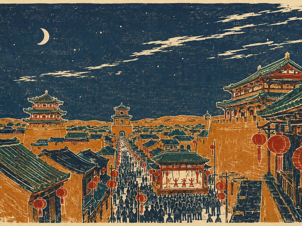 清爽榆林 · 古城系列文艺演出 2026 · AI 示意